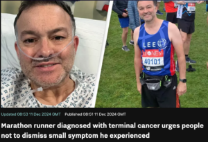 Running a marathon and fighting cancer are synonimous https://www.unilad.com/news/health/man-terminal-cancer-one-symptom-marathon-runner-975281-20241211