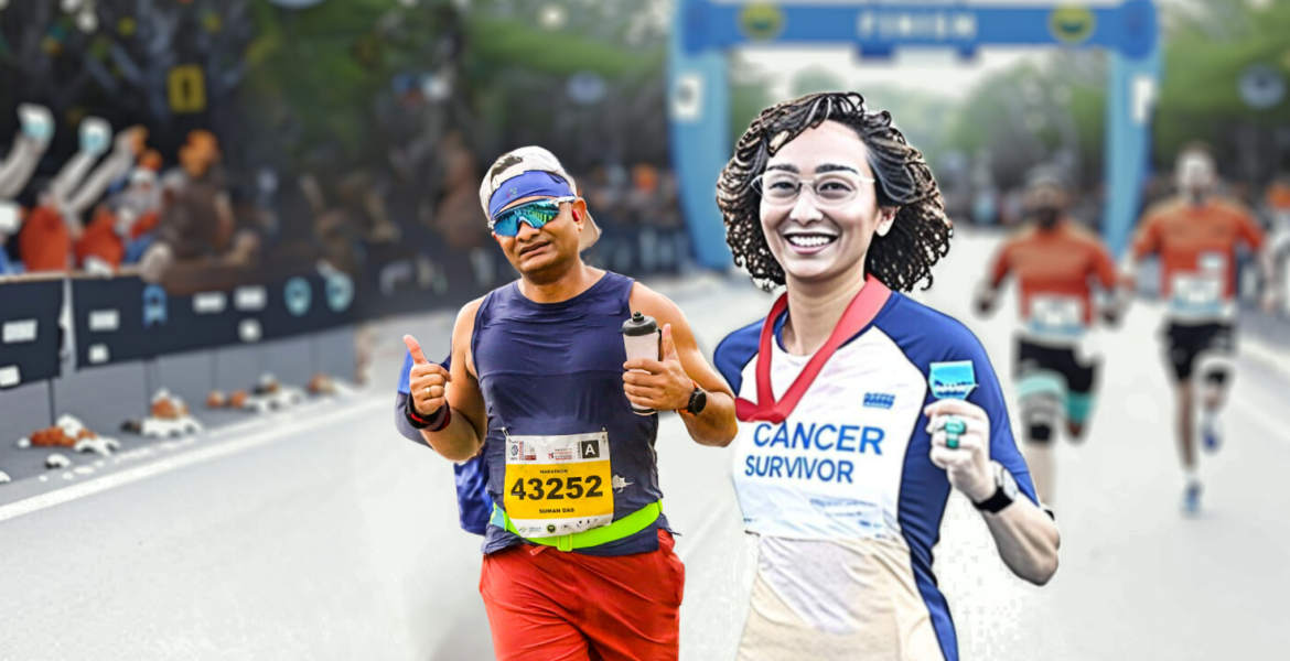 Running a marathon is simillar scenario as fighting cancer. Dr Suman Das compares both the situations having a first hand experience